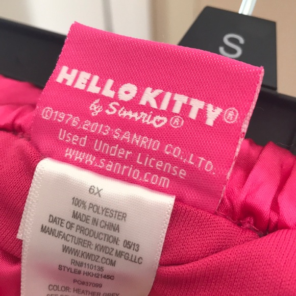 Hello Kitty-Sanrio sequins/tule skirt w/ short -6x - Picture 5 of 8